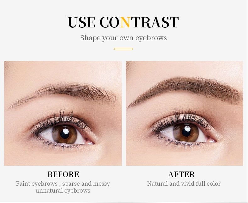 Eaksone - 3D Waterproof 4 Fork Tip Eyebrow Pencil