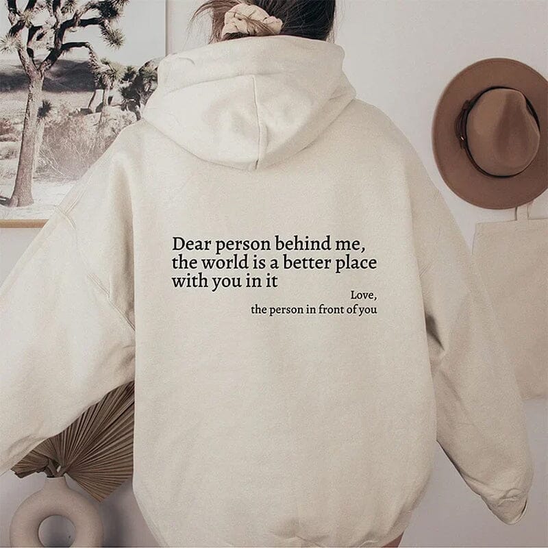 Eaksone - 'Dear Person Behind Me' Sweatshirt