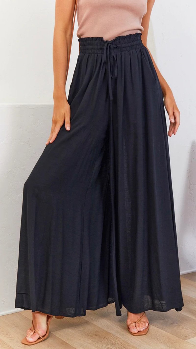 Eaksone - Women's Casual Wide Leg Pants