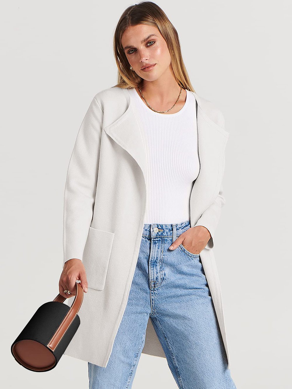 Eaksone - New Style Lapel Classy Coatigan