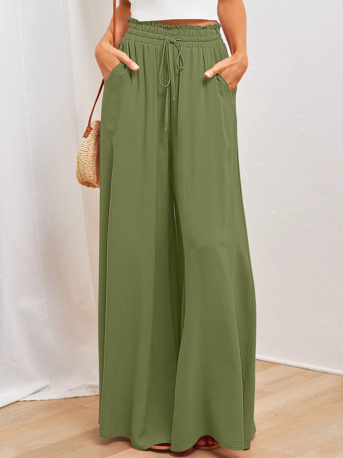 Eaksone - Women's Casual Wide Leg Pants