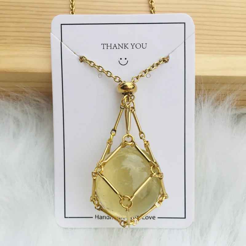Eaksone - Crystal Gemstone Necklace