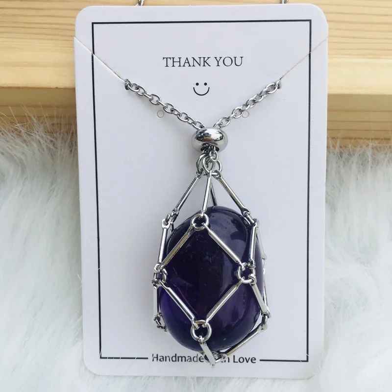 Eaksone - Crystal Gemstone Necklace