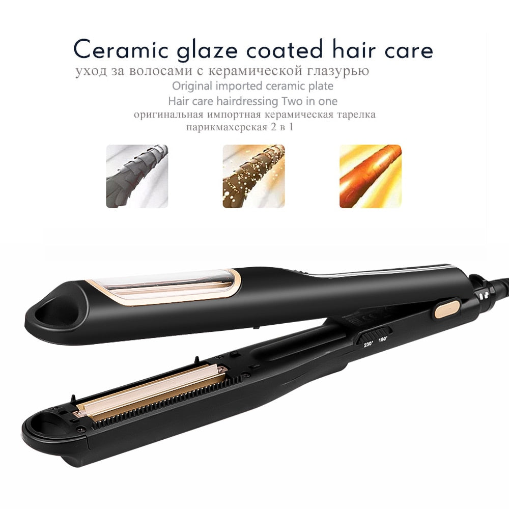 Eaksone - Corrugated flat automatic curling iron