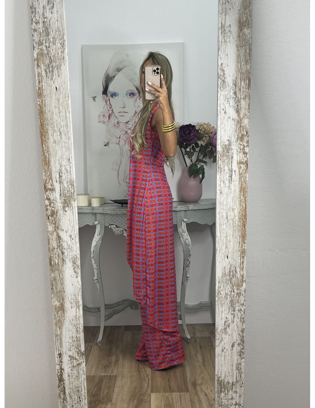 Eaksone - New Arrival Abstract Printed Comfy Suit For Women