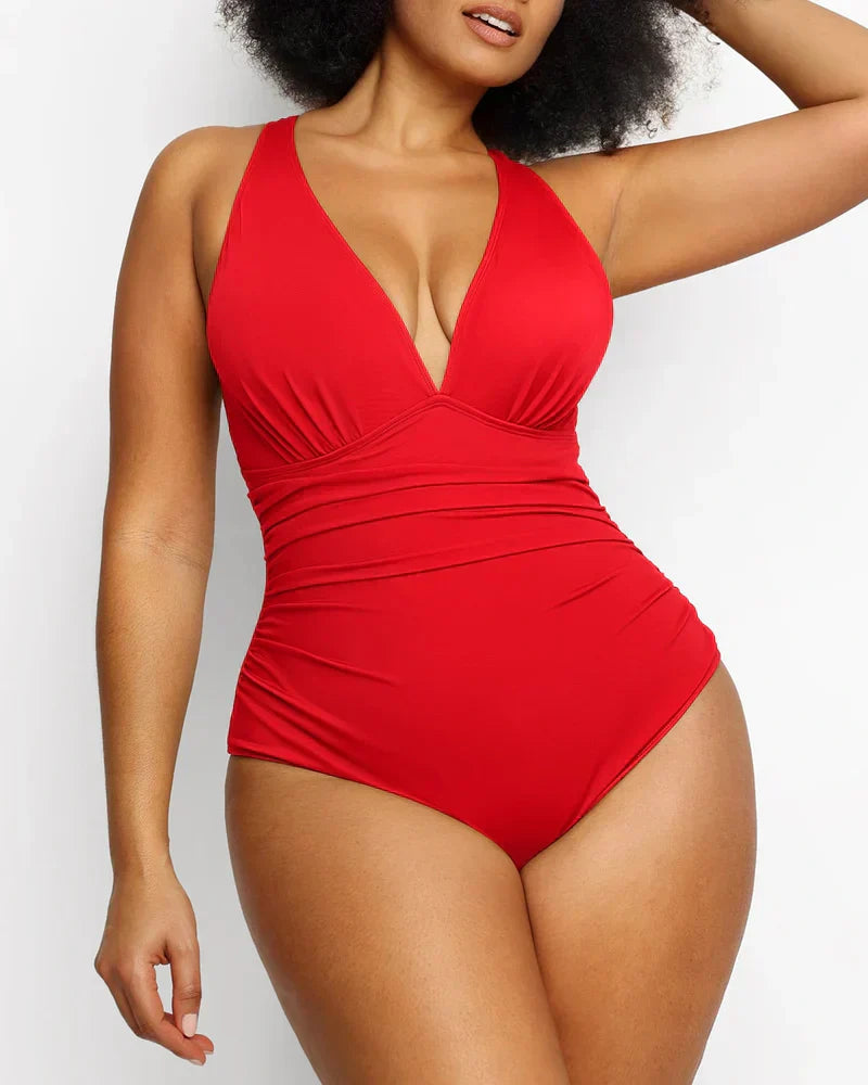 Eaksone - v-neck bodycon swimsuits