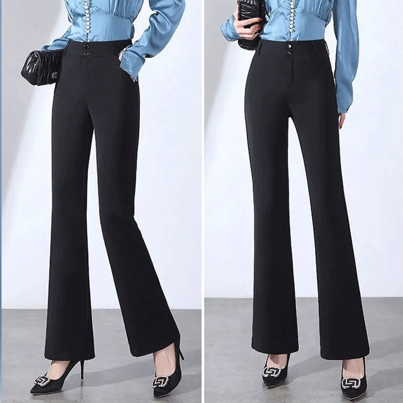 Eaksone - Women’s Fashion Elegant Flare Trousers