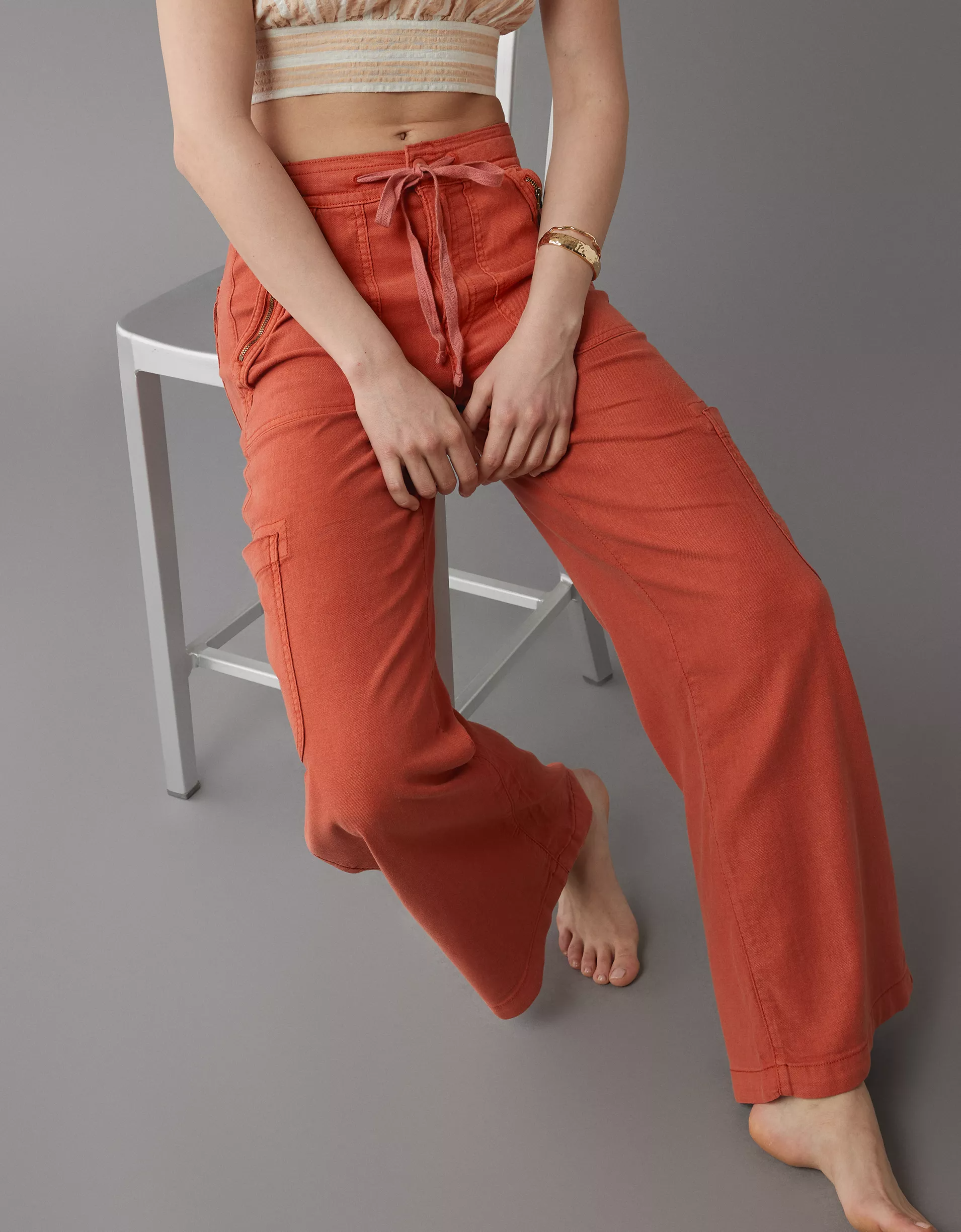 Eaksone - Linen-blend wide-leg overalls