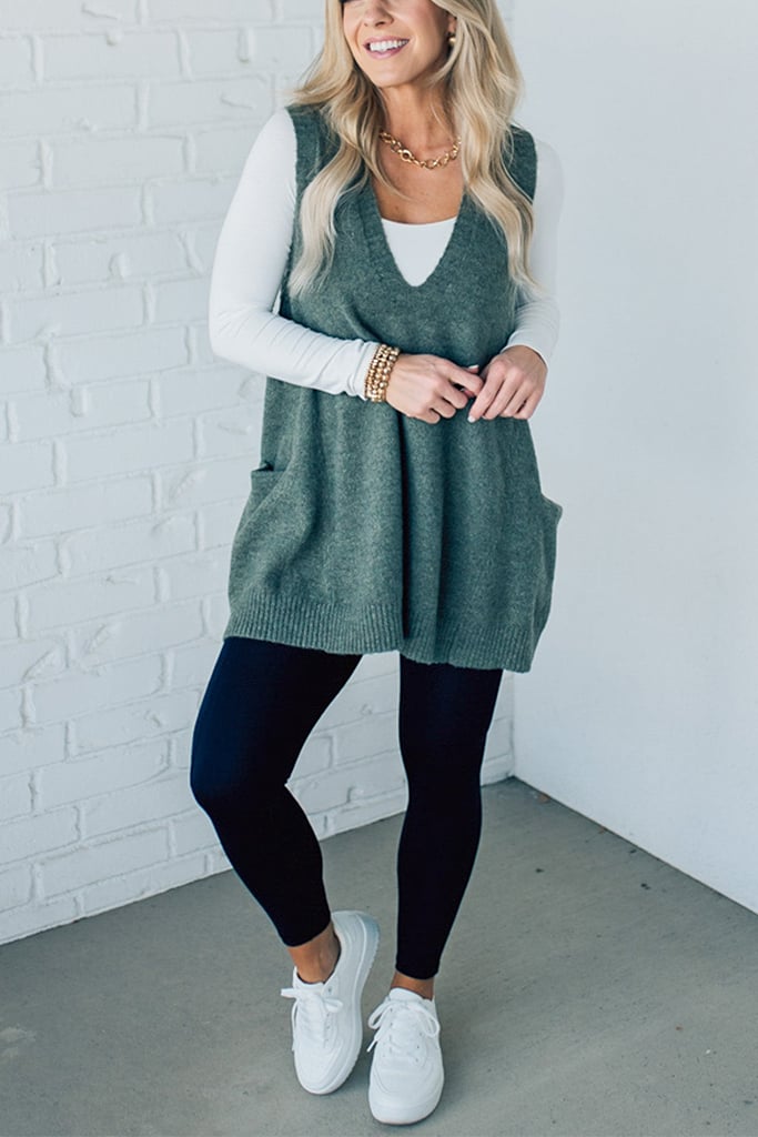 Eaksone - Cozy Pocket Sweater Vest