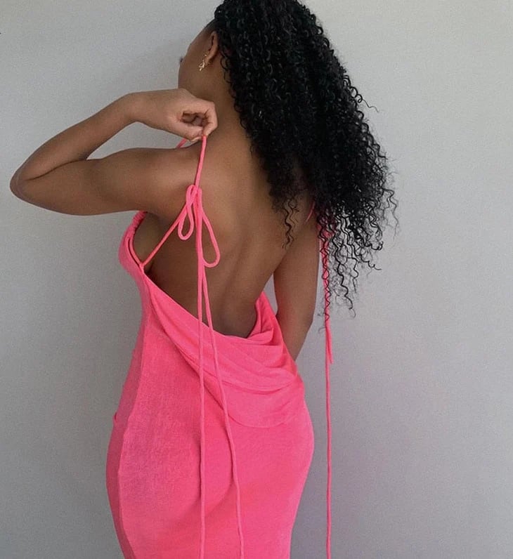 Eaksone - Serenity Backless Maxi Dress