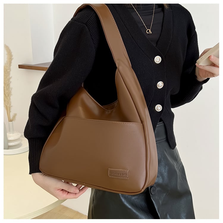Eaksone - Simple PU leather tote bag