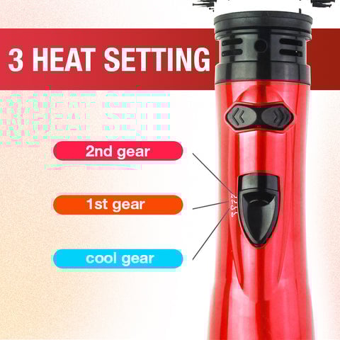 Eaksone - The Hair Wizard, All-in-One Styler for Drying, Curling, and Straightening Hair