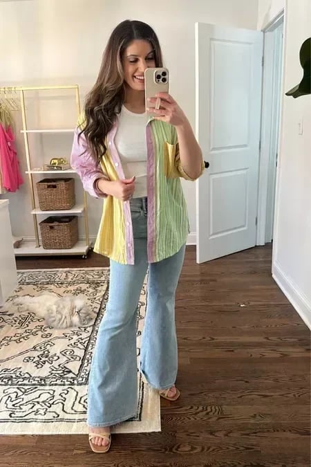 Eaksone - Stretch Flare Jean