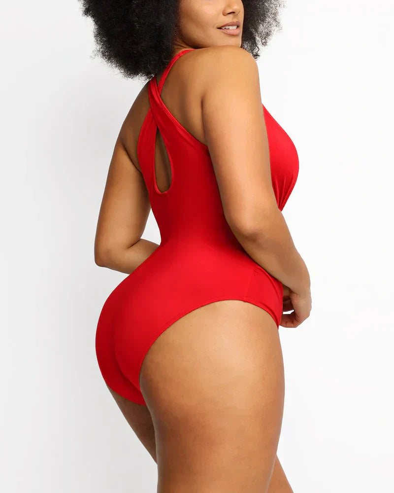 Eaksone - v-neck bodycon swimsuits