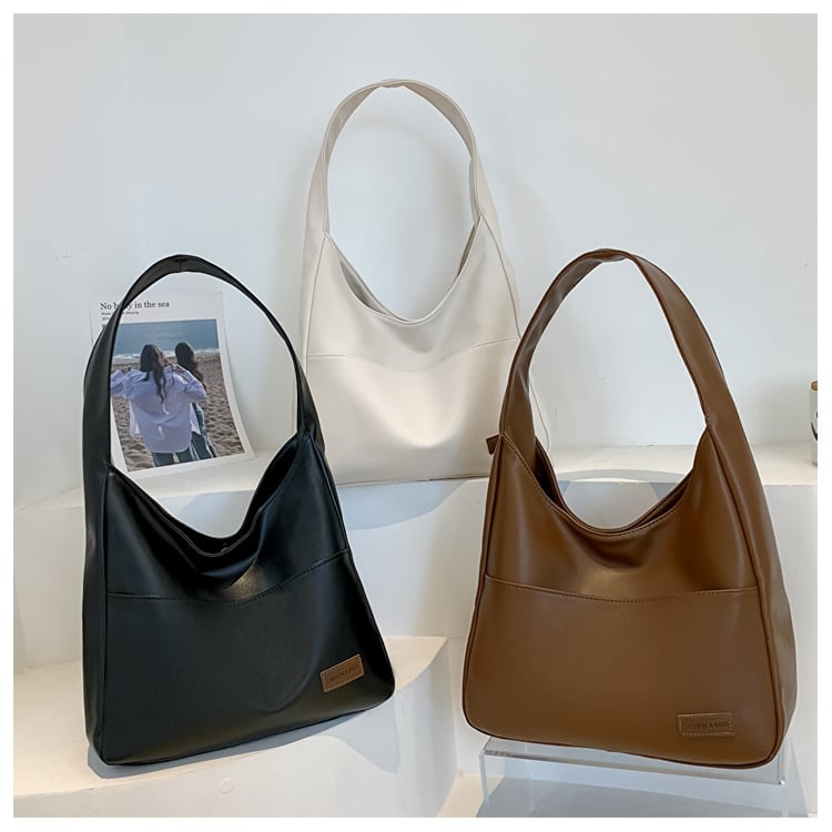 Eaksone - Simple PU leather tote bag