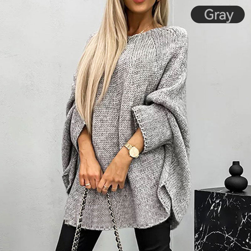 🍁HOT SALE🍁 Women’s Elegant Knitted Cape Sweater