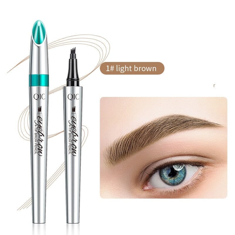 Eaksone - 3D Waterproof 4 Fork Tip Eyebrow Pencil