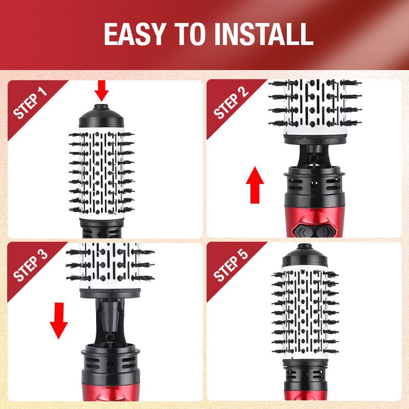 Eaksone - The Hair Wizard, All-in-One Styler for Drying, Curling, and Straightening Hair