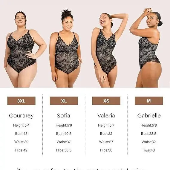 Eaksone - Women's Sexy Lace Bodysuit