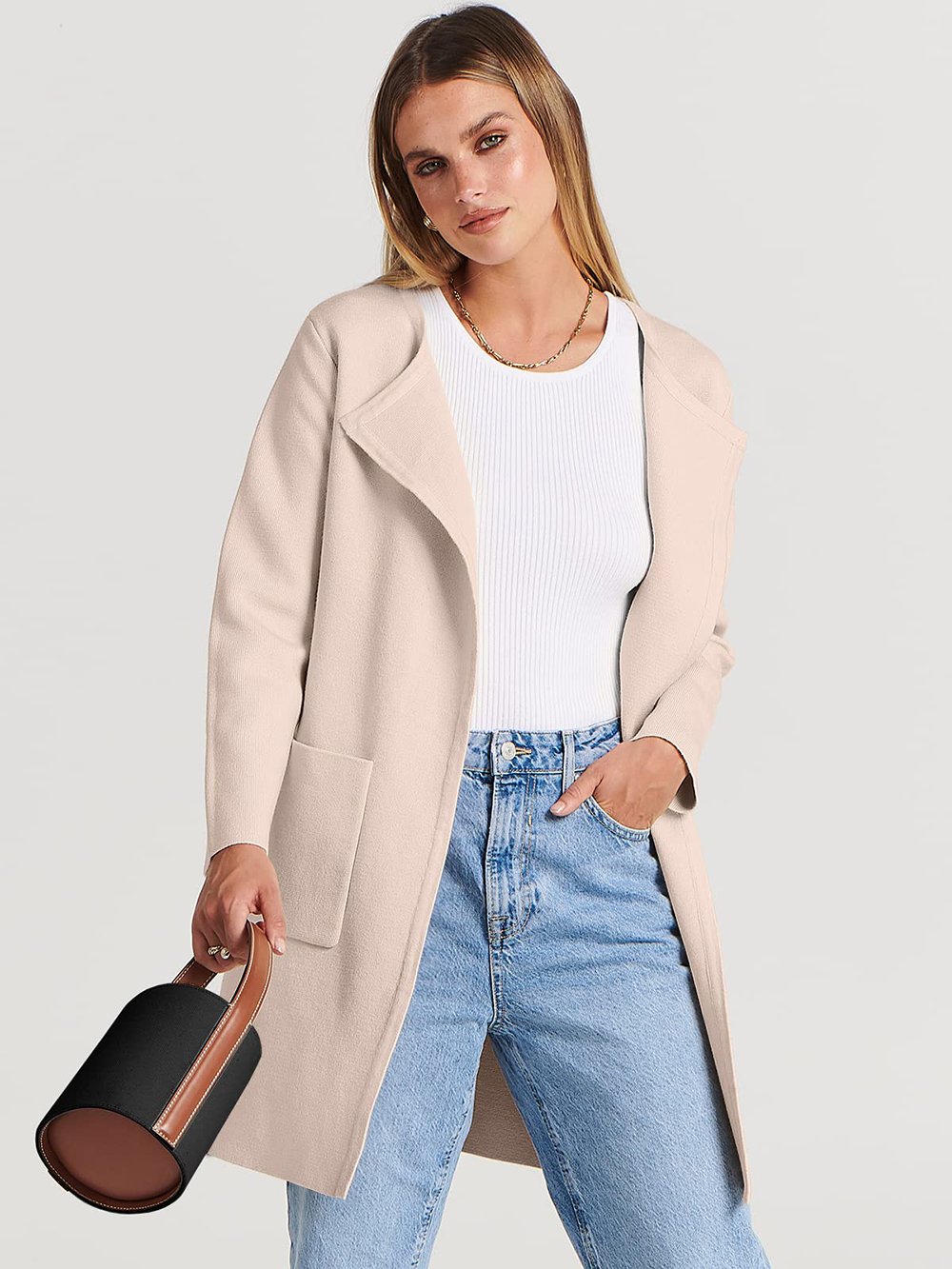 Eaksone - New Style Lapel Classy Coatigan
