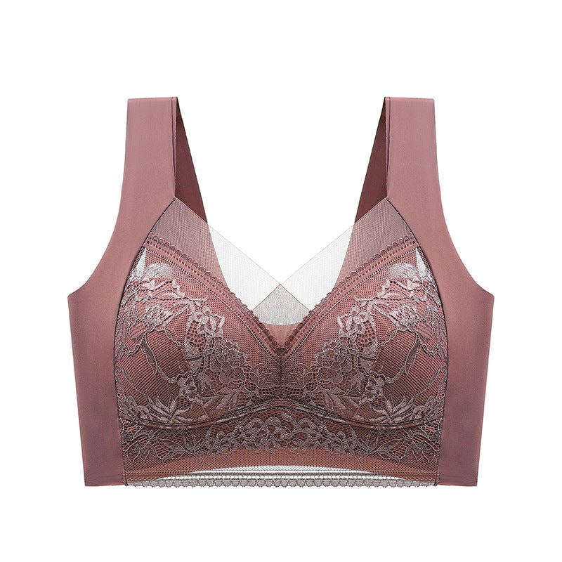 Eaksone - Women’s Lace Ice Silk Bra