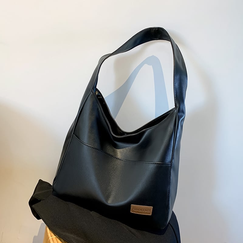 Eaksone - Simple PU leather tote bag