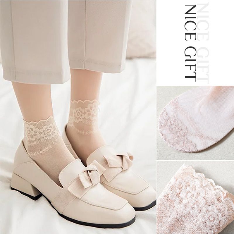 Eaksone - Summer Anti-slip Breathable Lace Socks