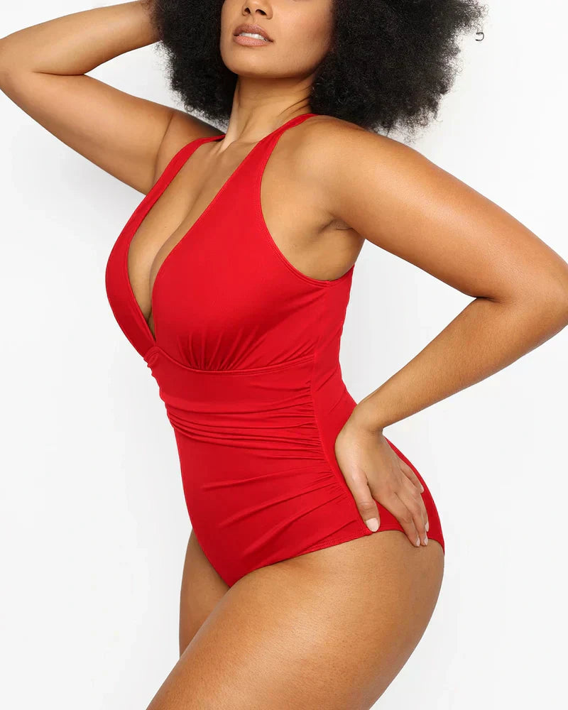 Eaksone - v-neck bodycon swimsuits