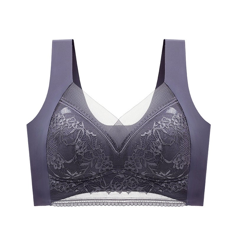 Eaksone - Women’s Lace Ice Silk Bra