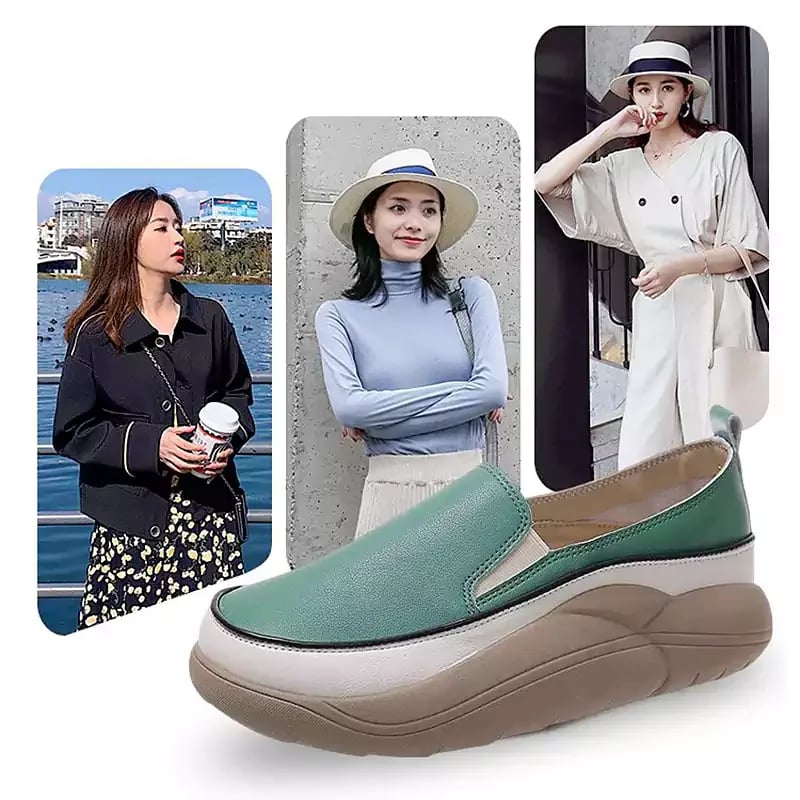 Eaksone - Women Fashion Platform Loafers