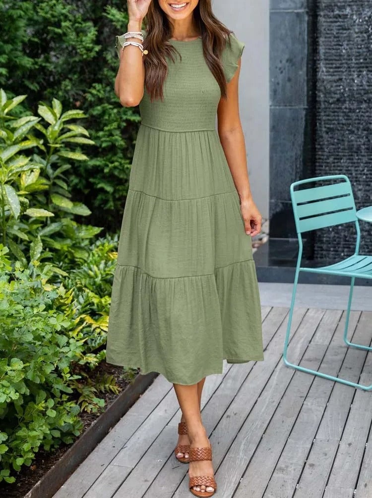 Eaksone - Comfortable summer maxi skirt