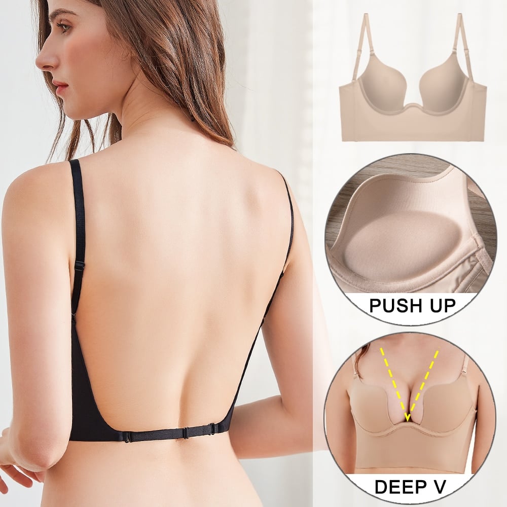 Eaksone - Backless strapless bonded invisible bra