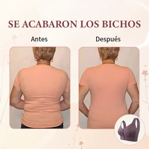 Eaksone - Nuevo Sujetador Transpirable Con Cierre Frontal Para Personas Mayores