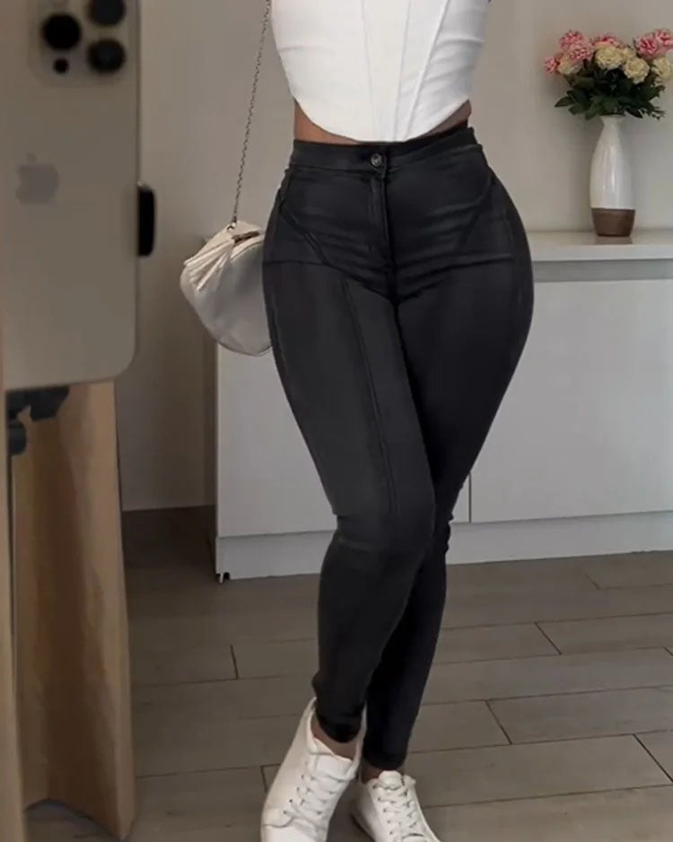 Eaksone - Curve-Shaped Stretch Skinny Jeans