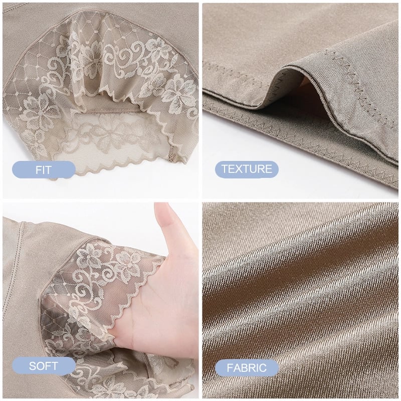 Eaksone - Hot style Silky High Waist Shaping Panties