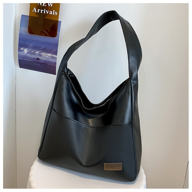 Eaksone - Simple PU leather tote bag
