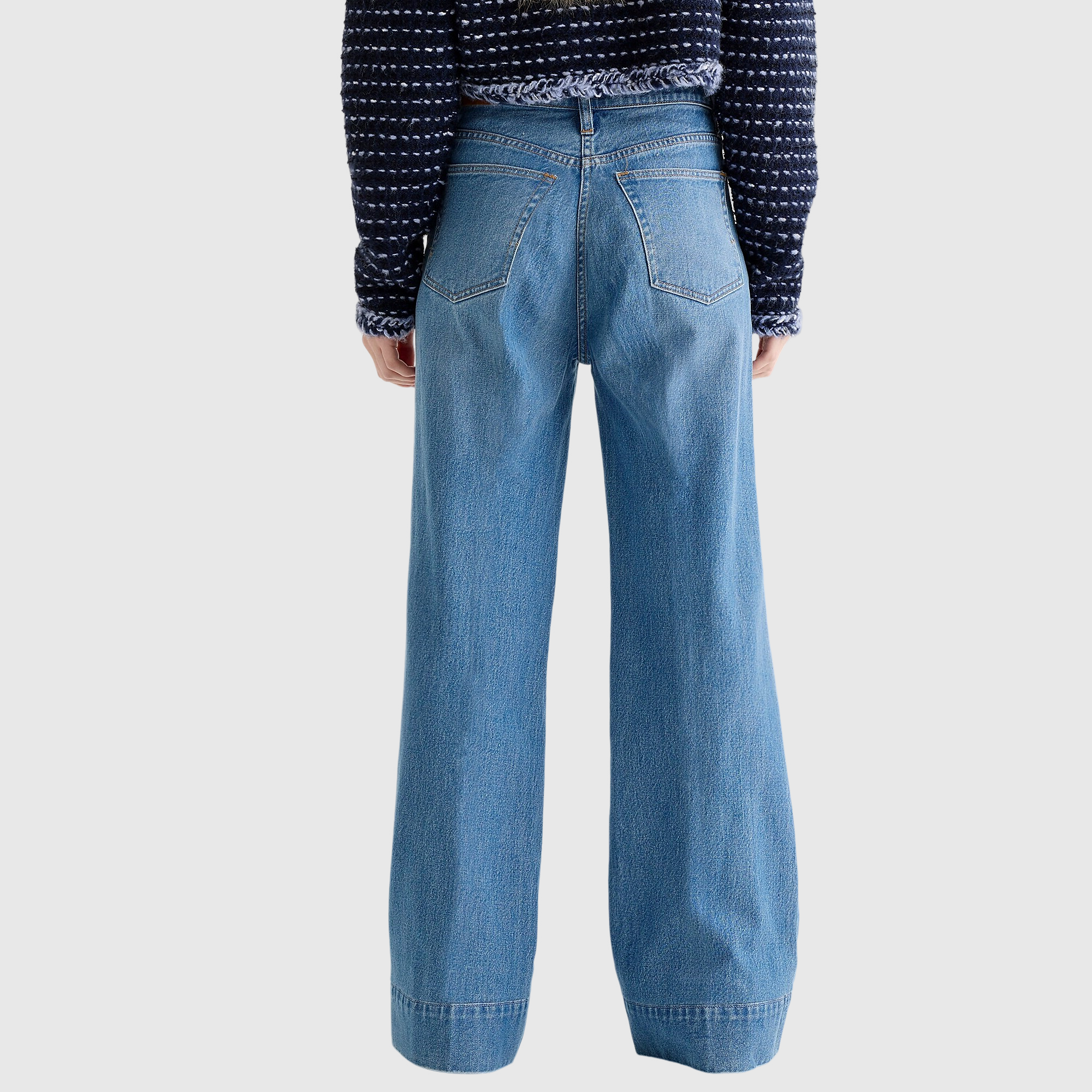 Eaksone - Tall Wide Leg Denim Trouser