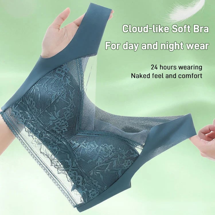 Eaksone - Women’s Lace Ice Silk Bra