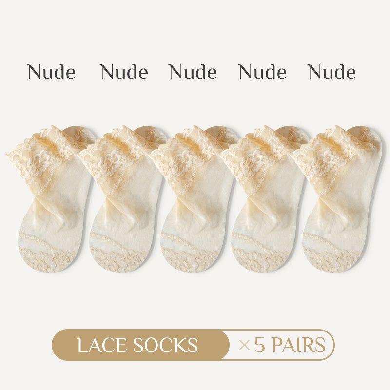 Eaksone - Summer Anti-slip Breathable Lace Socks