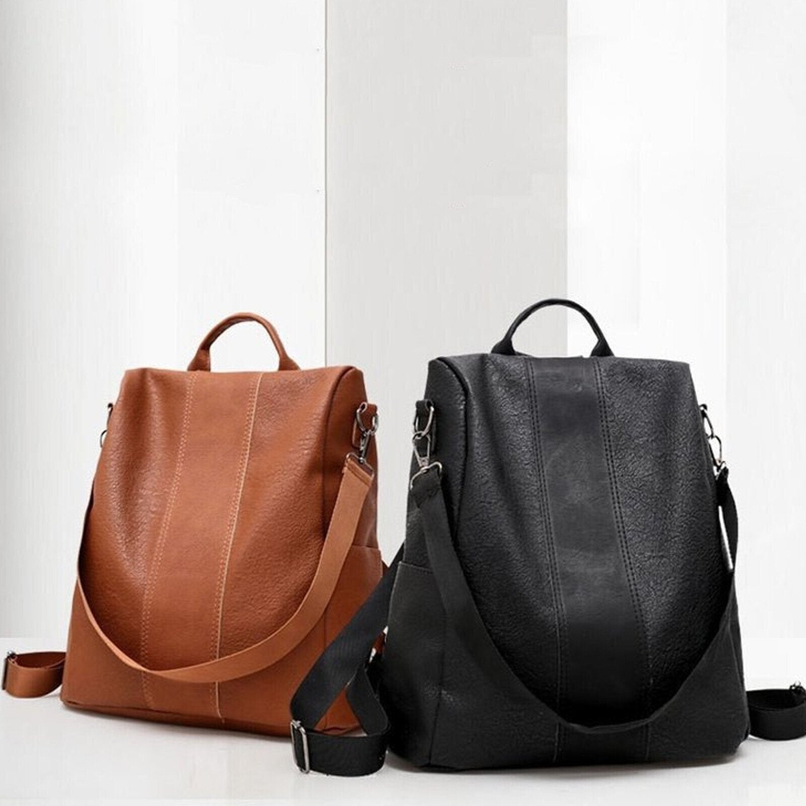 Eaksone - Limited Leather Ladies Anti-theft Backpack