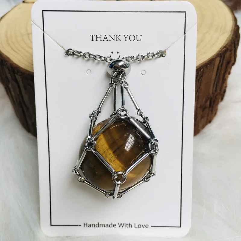 Eaksone - Crystal Gemstone Necklace