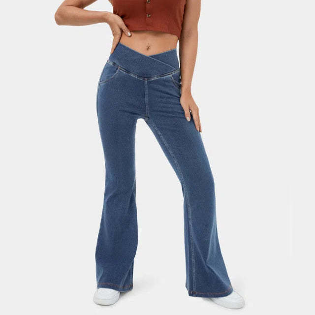Eaksone - Magic High Waisted Flare Pants