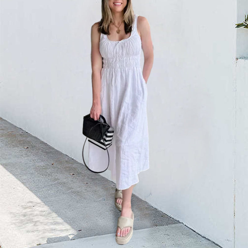Eaksone - Women's Smocked Dress