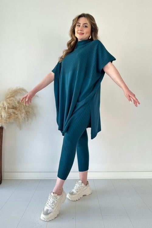 Eaksone - Fresh and elegant knitted two-piece set