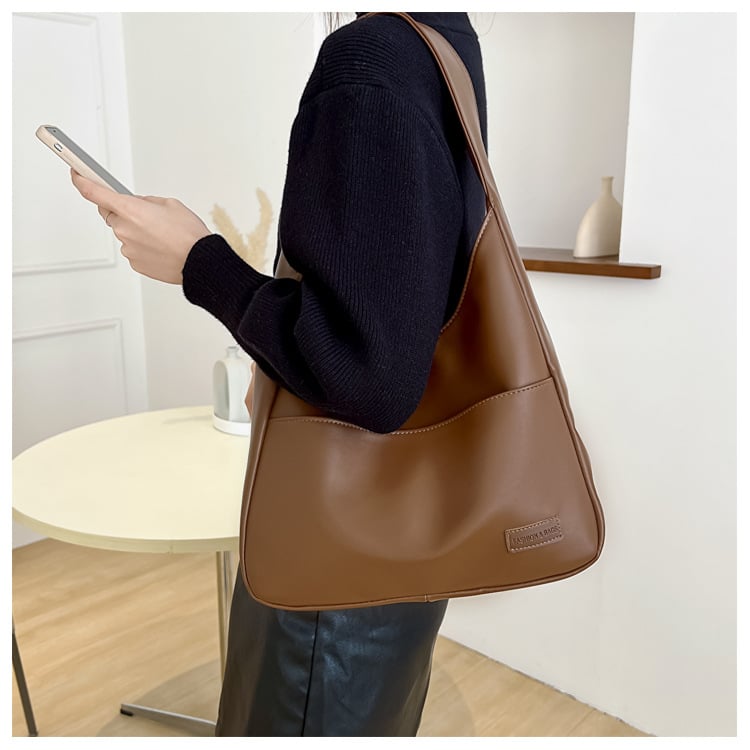 Eaksone - Simple PU leather tote bag