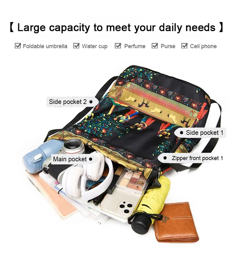 Eaksone - Drawstring Foldable Large Capacity Dry-wet Separation Travel Sports Backpack