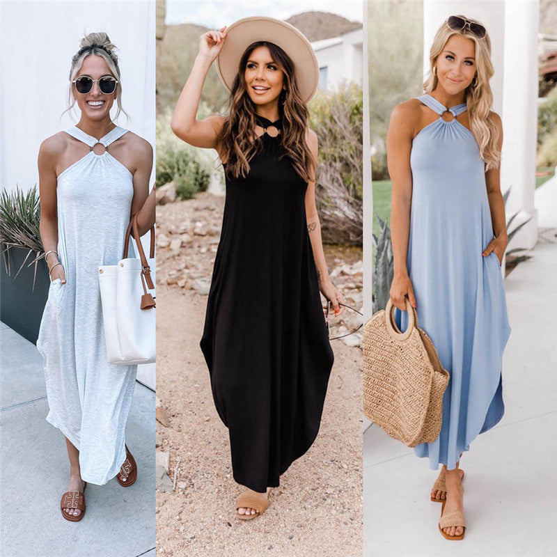 Eaksone - halter maxi dresses