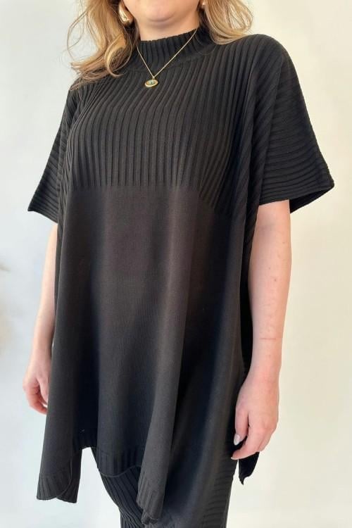 Eaksone - Fresh and elegant knitted two-piece set