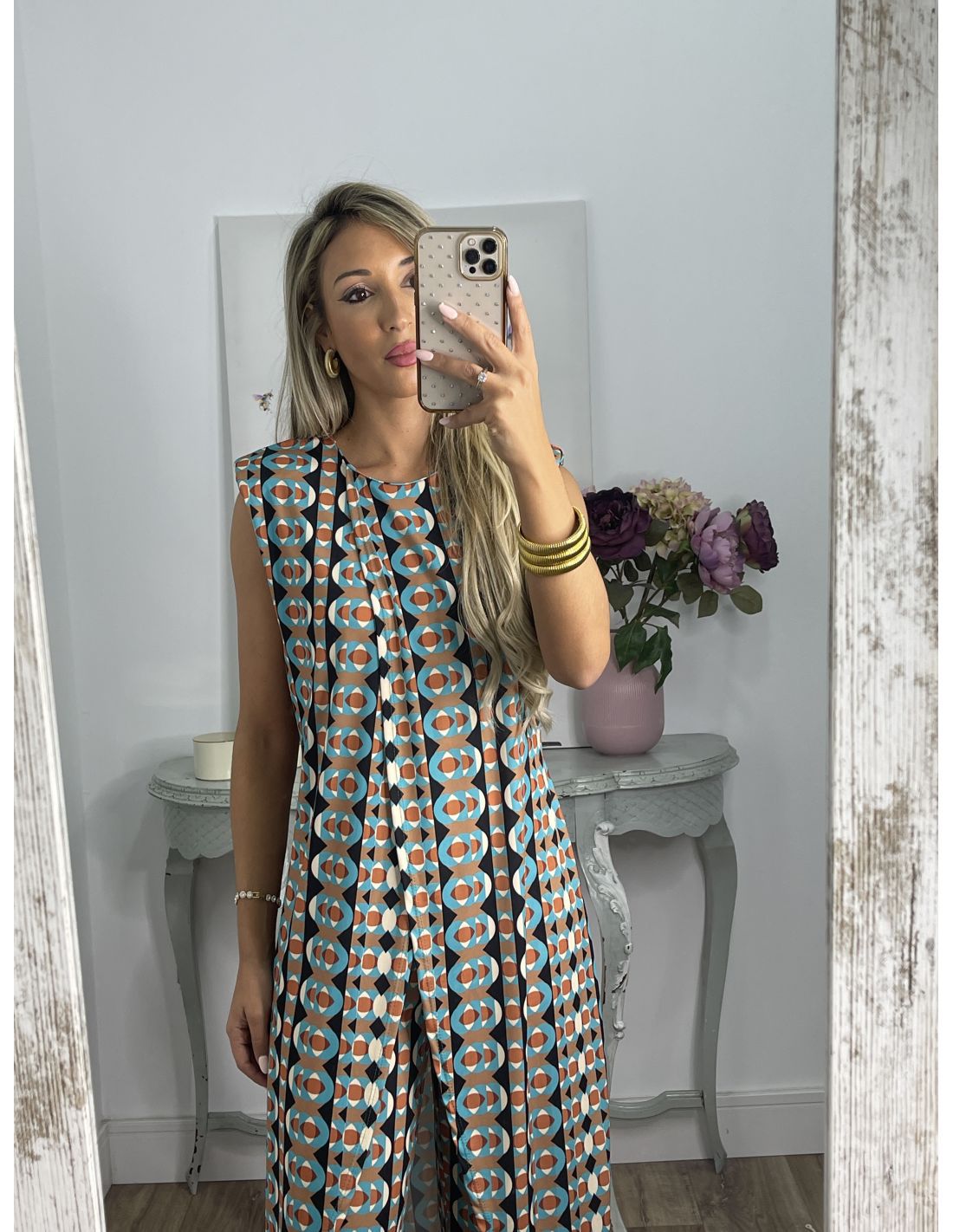 Eaksone - New Arrival Abstract Printed Comfy Suit For Women