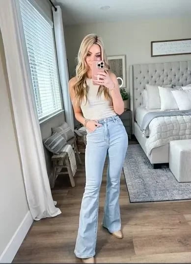Eaksone - Stretch Flare Jean